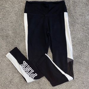 Black and white PINK leggings